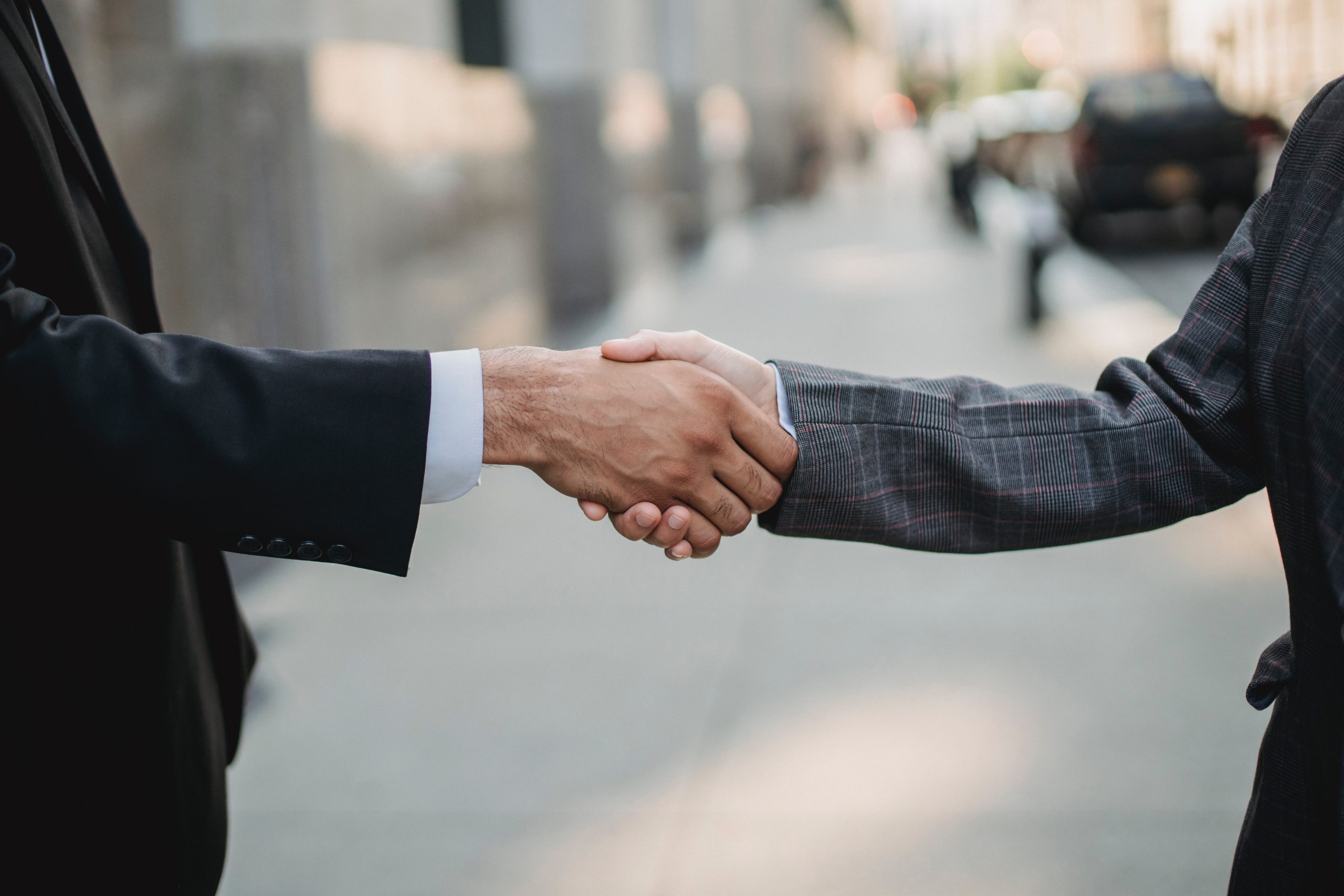 People shaking hands